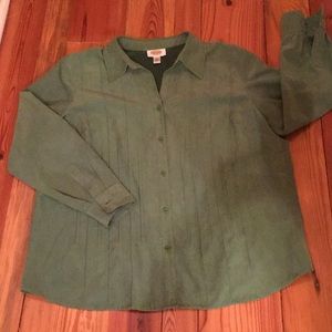 Talbot’s Woman 2XL Sueded Blouse